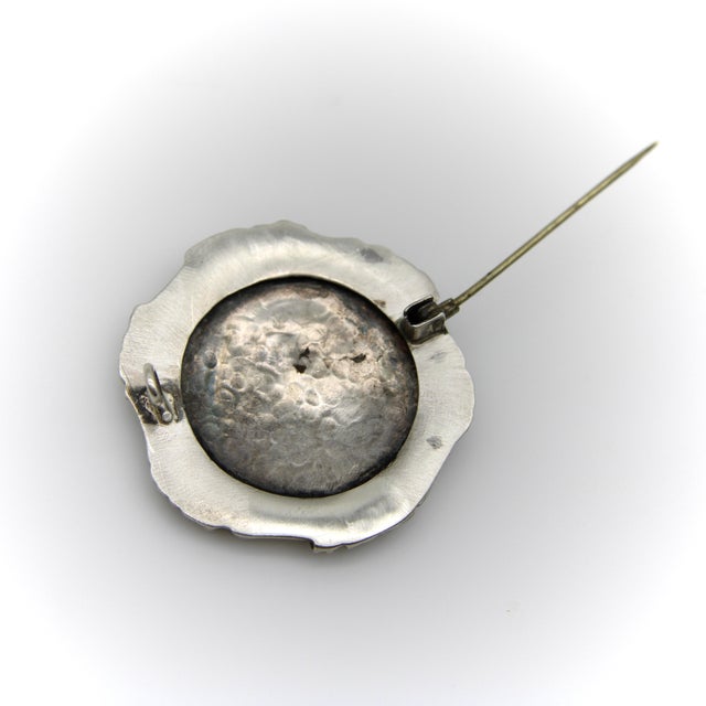 Late 19th Century Victorian Sterling Silver Helmeted Greek Warrior God Brooch For Sale In Los Angeles - Image 6 of 7