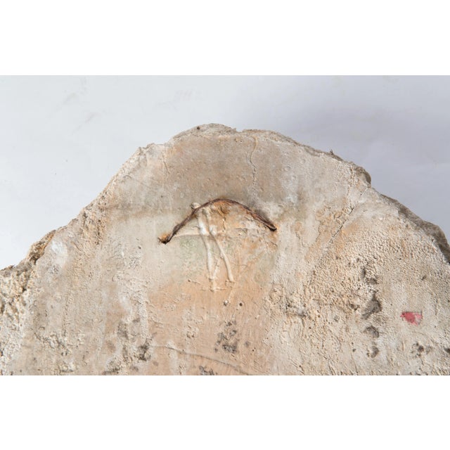 Greek God Cast Stone Garden Wall Ornament For Sale - Image 10 of 12