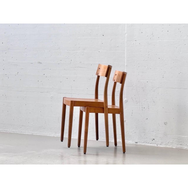 Portex Stacking Chair by Peter Hvidt & Orla Mølgaard-Nielsen for Fritz Hansen, Denmark, 1945 For Sale - Image 11 of 16