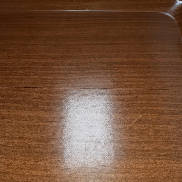 Wood Mid-Century Chrome and Laminated Wood Folding Trolley, 1950s For Sale - Image 7 of 8