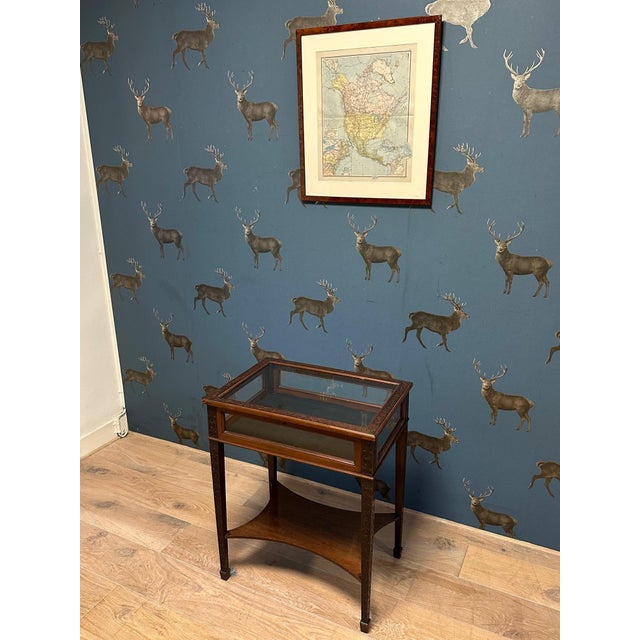 English Mahogany Jewelry Table, 1890s For Sale - Image 5 of 11