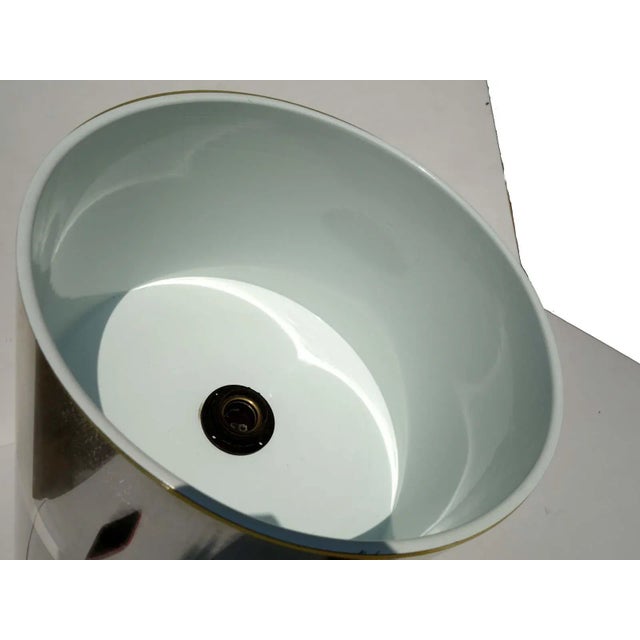 Space Age Italian Chrome-Plated Table Lamp, 1970s For Sale - Image 4 of 5