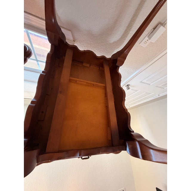 Vintage Councill Craftsmen Mahogany Queen Anne End Tables – Pair For Sale - Image 9 of 9