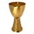 Vintage German Bernd Cassau Paderborn Gilt Sterling Silver Chalice For Sale