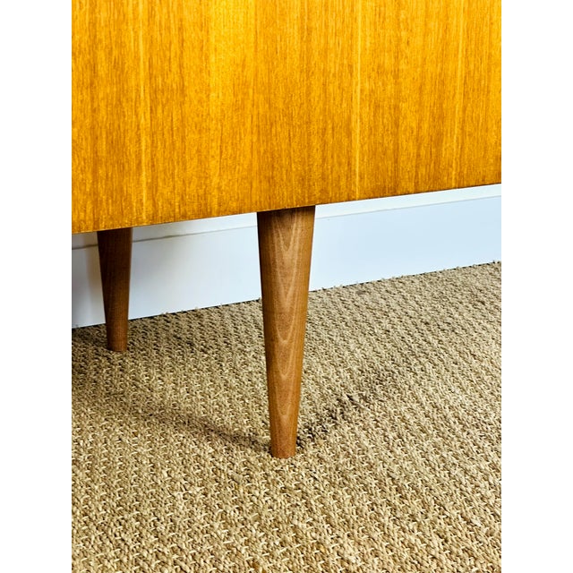 Scandinavian Teak Sideboard with Four Doors and Tapered Legs, 1960s For Sale - Image 15 of 18