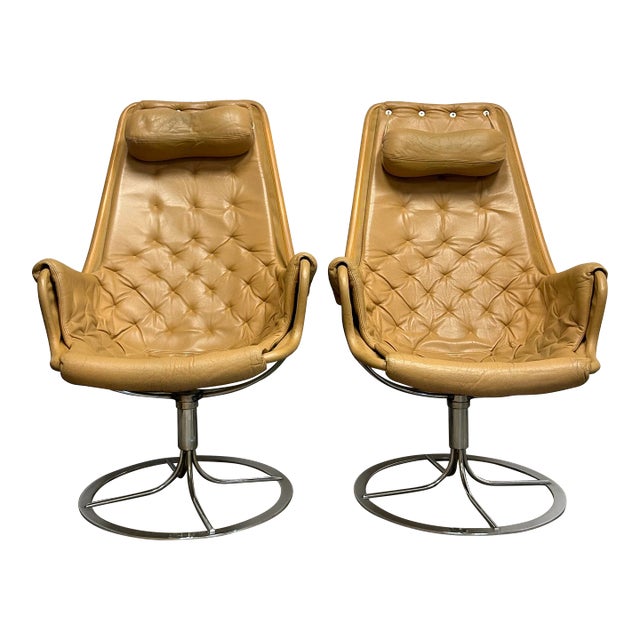 Bruno Mathsson Jetson Chairs, Circa 1970s by Dux - a Pair For Sale