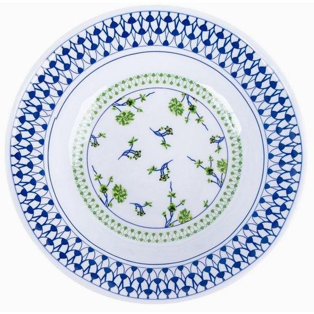 Elevate your dining experience with the Floral Cache Pot Melamine Soup/Salad Bowls. This exquisite collection features...