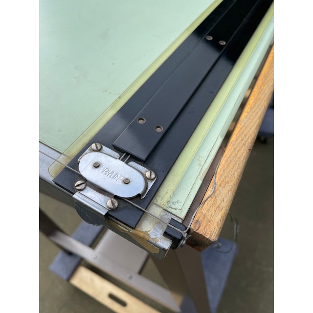 Vintage Mayline Ranger Green Top Drafting Table Chairish