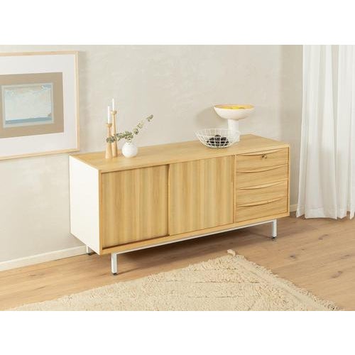 Scandinavian Walnut Veneer Sideboard, 1950s For Sale - Image 9 of 9