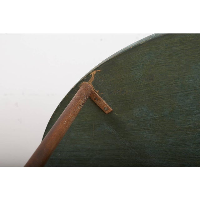 Brown Steel Tube Table in Steel Tubes and Plywood Top For Sale - Image 8 of 14