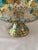 1990s 1990s Diana Galkasova Hand Painted Crystal Footed Bowl For Sale - Image 5 of 11