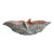 Mid 20th Century Gonder Pottery 500 Gray and Pink Sealife Shell Bowl For Sale