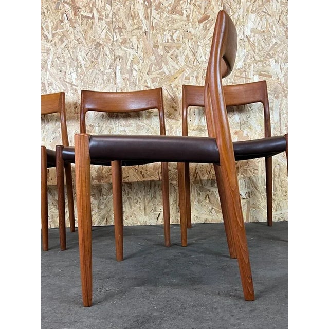 Teak Dining Chairs by Niels O. Möller for J.L Møllers, 1970s, Set of 4 For Sale - Image 4 of 13