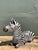 Vintage Italian Glazed Ceramic Zebra For Sale - Image 4 of 12