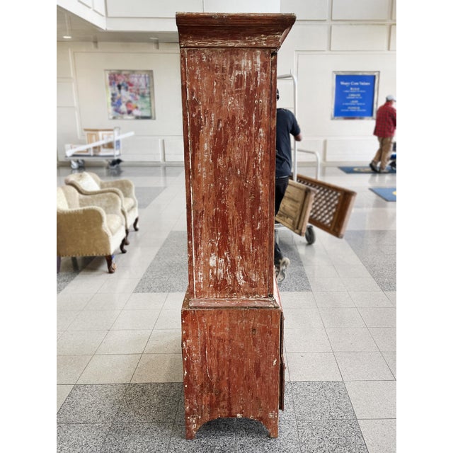 Mid 19th Century Swedish Folk Cabinet & Chest of Drawers For Sale - Image 5 of 18