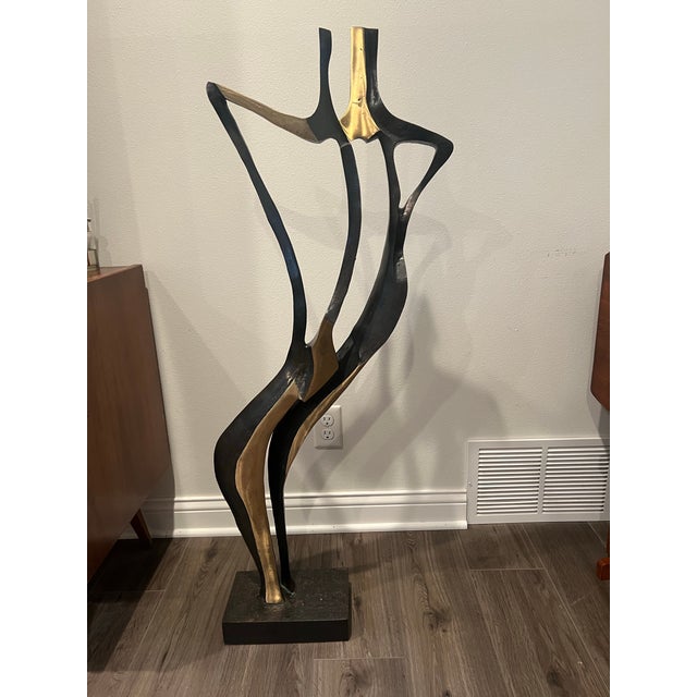 Metal Sculpture by Charles Kraus 1989 For Sale In Milwaukee - Image 6 of 10