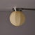 Mid-Century Modern 1940s Finnish Geometric Glass and Metal Wall or Ceiling Lamp in the Manner of Paavo Tynell For Sale - Image 3 of 18