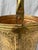 Vintage Raised Repousse Brass Fire Wood Bucket For Sale In New York - Image 6 of 13