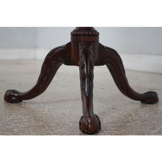 Henkel Harris Mahogany Tilt Top Table For Sale - Image 10 of 16