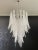 Beautiful and huge Italian Murano Chandelier composed of 52 splendid transparent glasses that give a very elegant look....