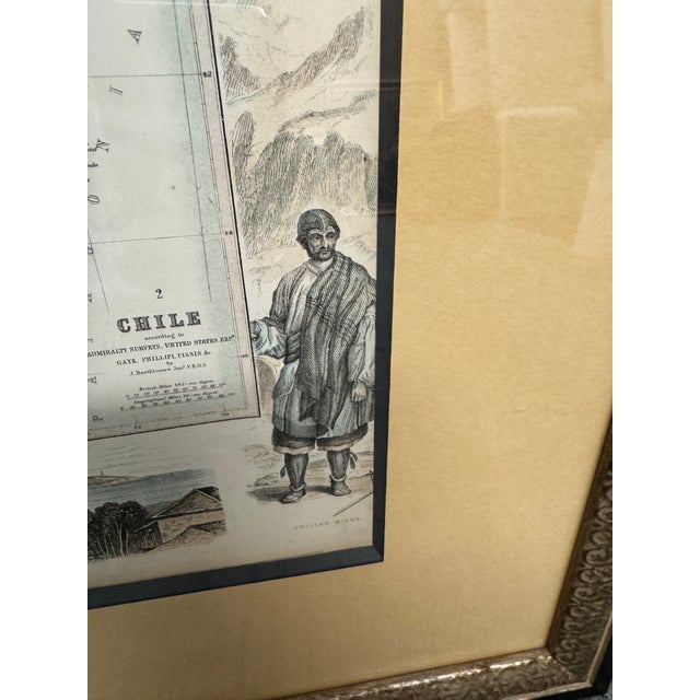 Circa 1860 West Coast of South America Original Print + Certificate of Authenticity For Sale - Image 9 of 12