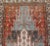 Early 20th Century Early 20th Century Antique Geometric Persian Malayer Gallery Runner in Gray, Blue, Light Tera-Cotta and Cream For Sale - Image 5 of 13