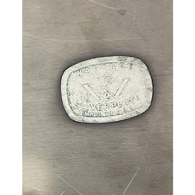 Wallace Baroque 287 Silver Plate Covered Dish Converts to 2 Servers Ornate Vintage For Sale - Image 12 of 12