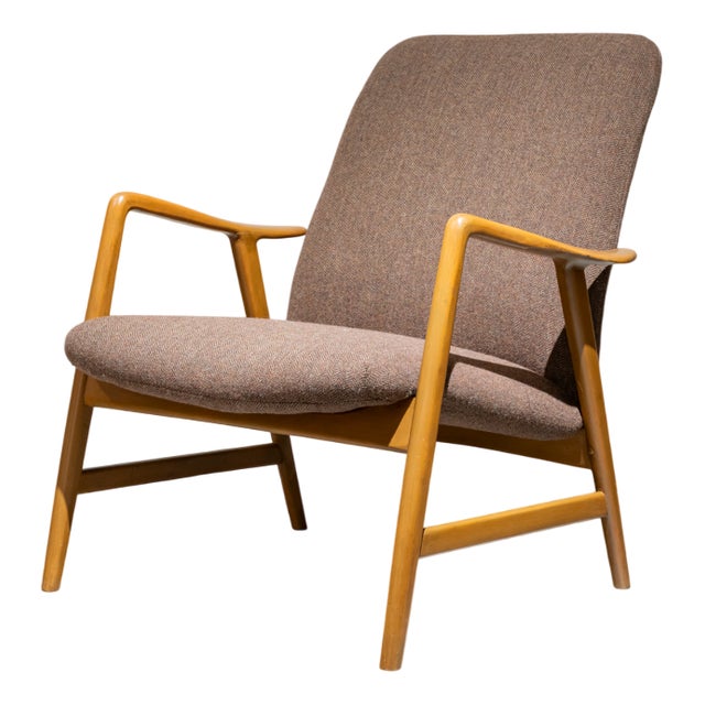 Italian Armchair with Arms, 1950s For Sale