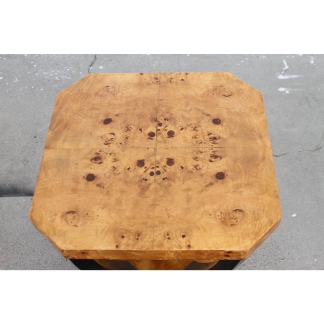 Late 20th Century Late 20th Century Art Deco Sculptural Burl End Tables - a Pair For Sale - Image 5 of 6