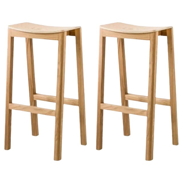 Set of Tall Halikko Bar Stools by Made by Choice For Sale