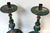 Pair Tuscan Polychrome Wooden Altar Candlesticks, Worn Patina, 18th / 19th C. For Sale - Image 4 of 17