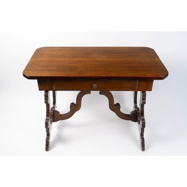 Desk Table with One Drawer For Sale - Image 3 of 8