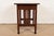 Stickley Brothers Style Antique Mission Oak Arts & Crafts Writing Desk or Library Table, Circa 1910 For Sale - Image 10 of 12