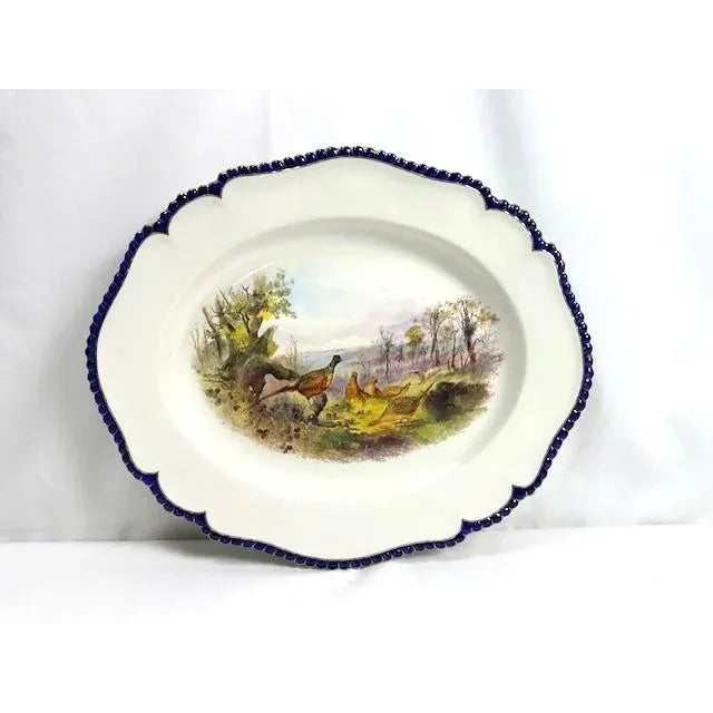 Late 19th Century Antique Royal Worcester 1898 George Johnson Hand Painted Game Bird China-17 PCS For Sale - Image 5 of 12