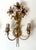 1980s Italian Hollywood Regency Gilt Lily Sconces by Passeri, 1980s, Set of 2 For Sale - Image 5 of 14