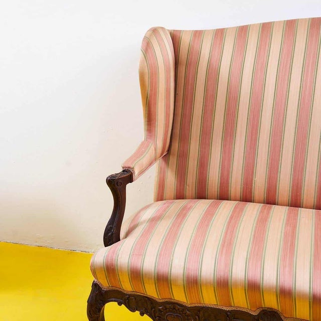 Late 19th/Early 20th Century Wooden Sofa For Sale - Image 3 of 14