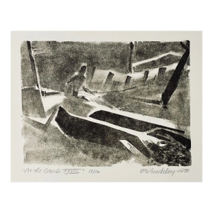 1978 Harry Buckley at the Beach Lithograph