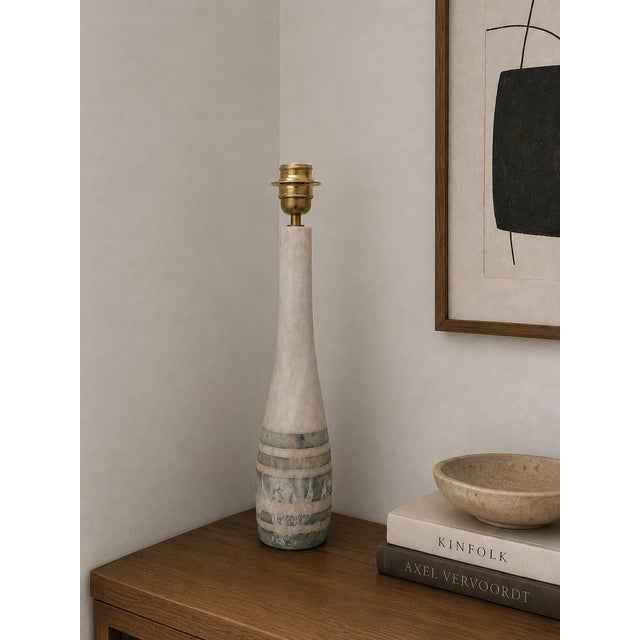 Volterra Alabaster Table Lamp, 1960 For Sale - Image 6 of 6