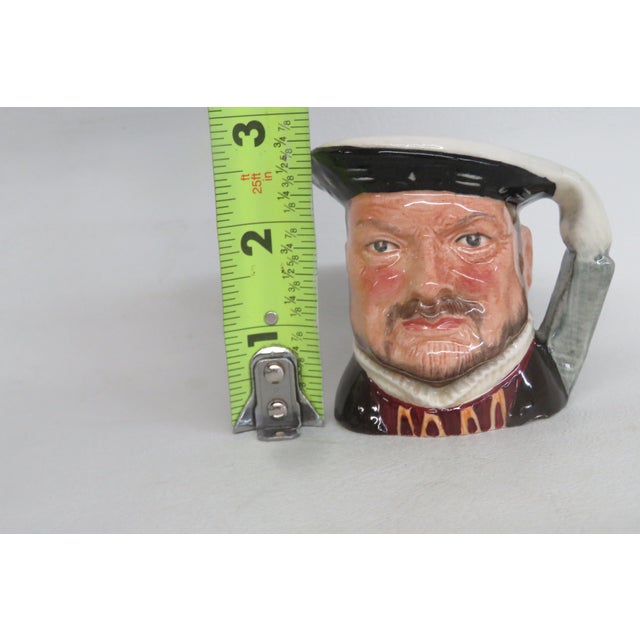 1970s Royal Doulton Miniature Henry VIII Character Tuby Jug Mug For Sale - Image 10 of 12