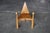 Modernist Wood and Stone Armchair, France, 1970s, in Very Good conditions. Designed 1970 to 1979