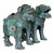 Vintage Asian Patinated Foo Dogs - a Pair For Sale