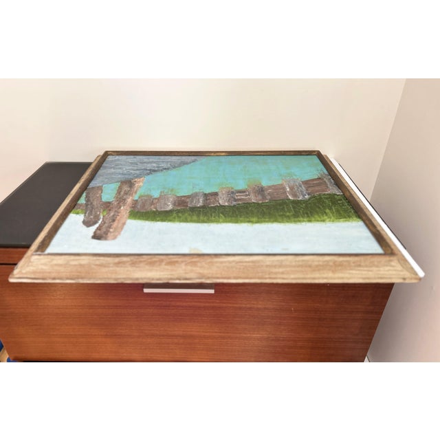 Bulkhead Canal Oil Painting by Cindy Auerbach, Signed, 1970 For Sale - Image 4 of 8