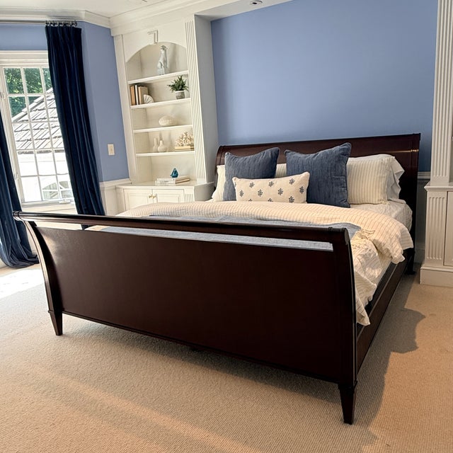 Barbara Barry for Baker King Size Sleigh Bed For Sale - Image 14 of 14