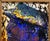 Blue Pascal Cucaro Framed Portrait of Man With Hat Signed San Francisco For Sale - Image 8 of 8