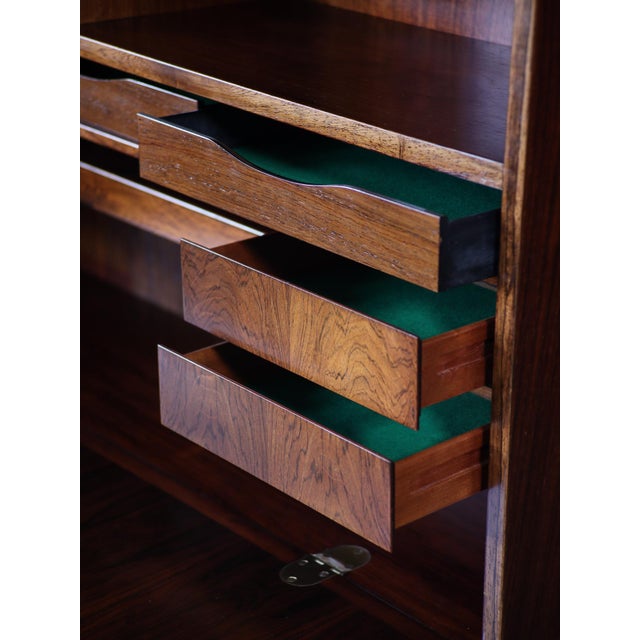 Tall Bookcase in Rosewood by Gunni Omann for Omann Jun, Denmark, 1960s For Sale - Image 10 of 18