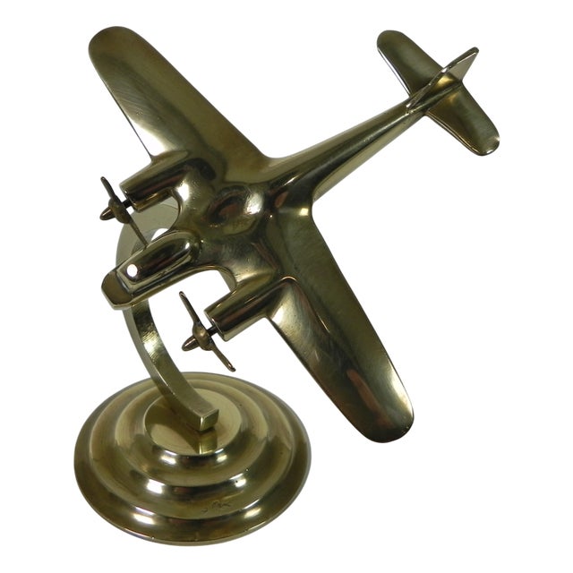 Brass Model of Mosquito Aircraft, 1960s For Sale