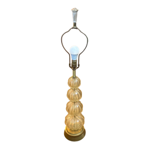 Mid Century Murano Glass Lamp by Barovier and Toso