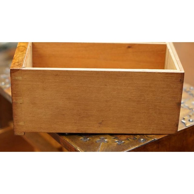 Antique Regency Burr Walnut and Brass Cigar Humidor Chest, 1820 For Sale - Image 18 of 18