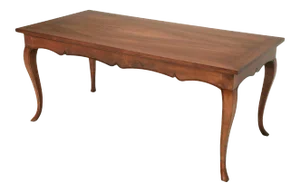 French Walnut Louis XV Style Dining Table