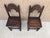 Brown 17th Century English Yorkshire Oak Backstool Chairs, a Pair For Sale - Image 8 of 17
